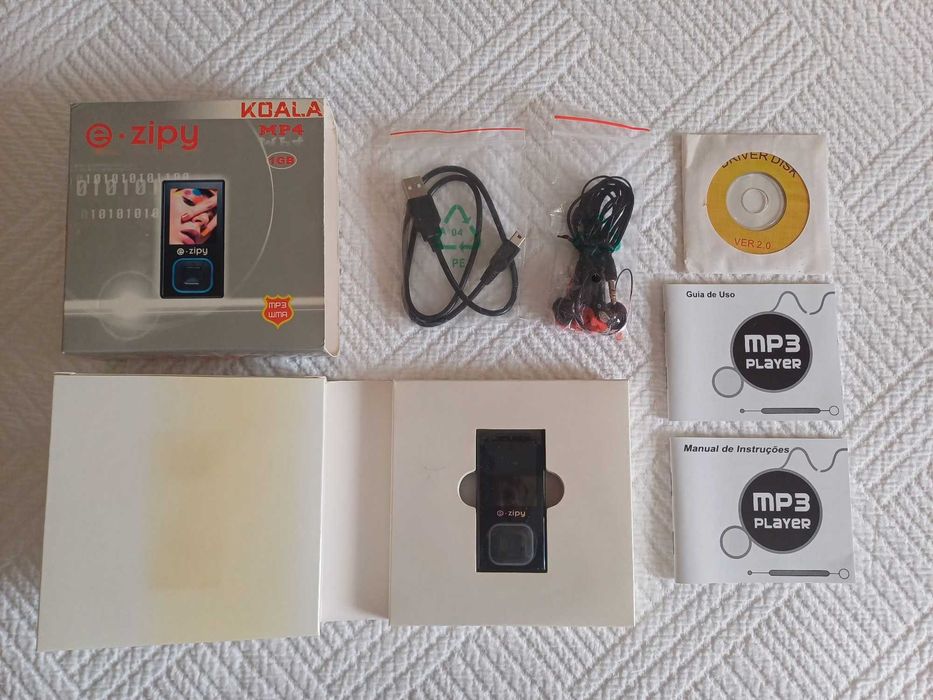MP4 Player Zipy – 1GB – NOVO na Caixa
