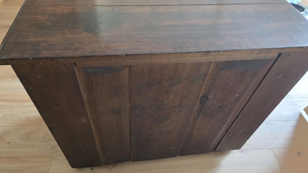 Komoda eklektyczna drewno  antyk Biedermeier
