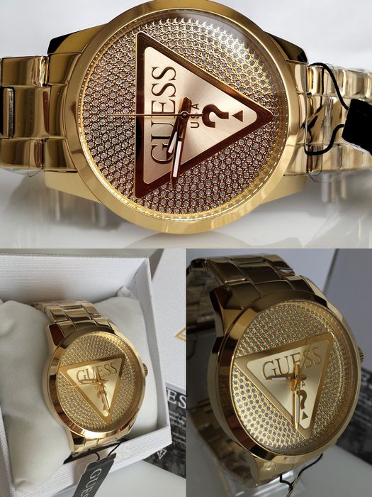 Знижка ! Годинник Guess Badge Gold, unisex