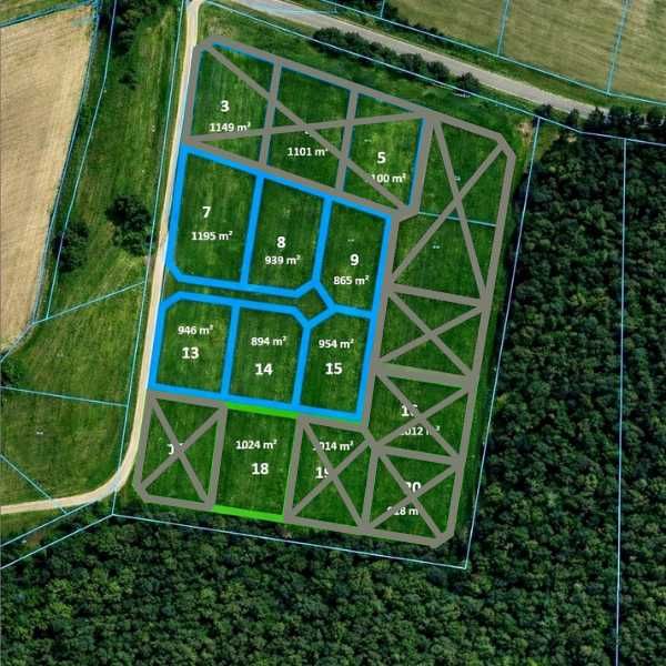Działka budowlana, 10ar, las, Mazury, bezterminowe Warunki Zabudowy