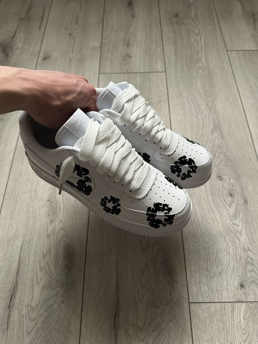 Кастомні кросівки Nike Air Force 1 Low Denim Tears
