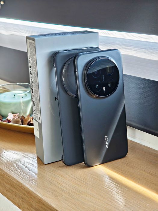 HONOR Magic8 Pro 12/512GB Black, jak nowy, BEZ RAT, dowód zakupu z Honor Store, zestaw + etui + ładowarka, SZYBKA WYSYŁKA