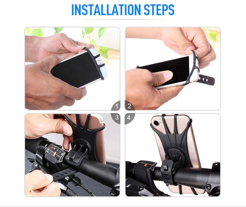 Suporte de Telemovel para bicicleta e outros