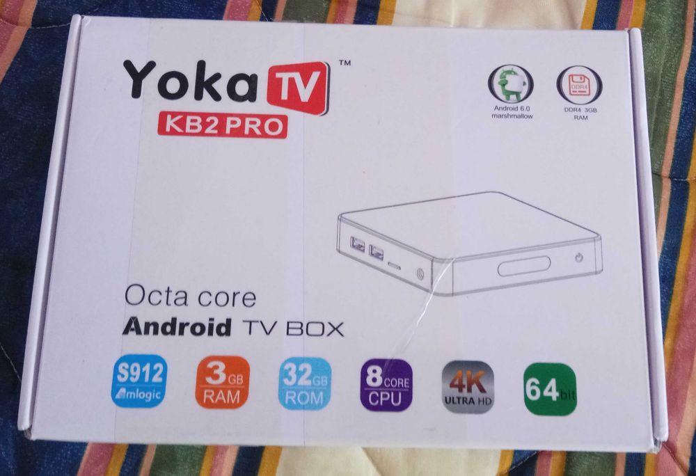 TV Box Yoka - Potente e Completa - Nova!