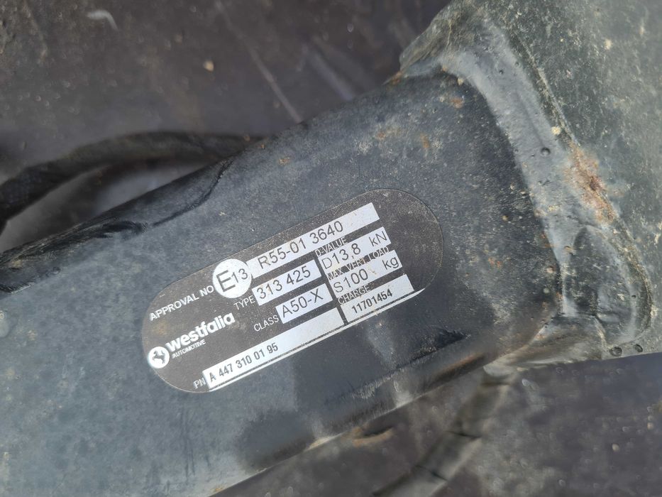 Mercedes Vito 447 hak holowniczy Westfalia moduł haka wiązka gniazdo śruby