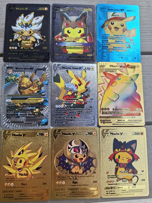 Cartas pokemon Pikachu
