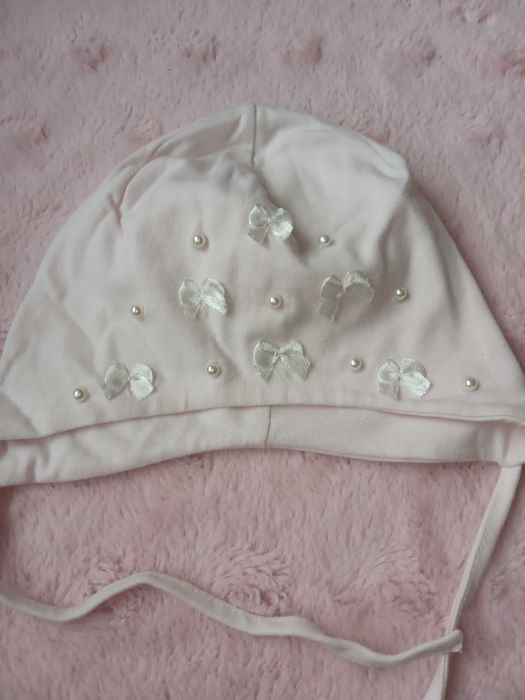 Czapeczka bawełniana dziewczęca, na wiosnę/ jesień, 5.10.15