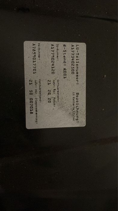 MERCEDES-BENZ CLA 2023р. батарея гібридна плюiнг