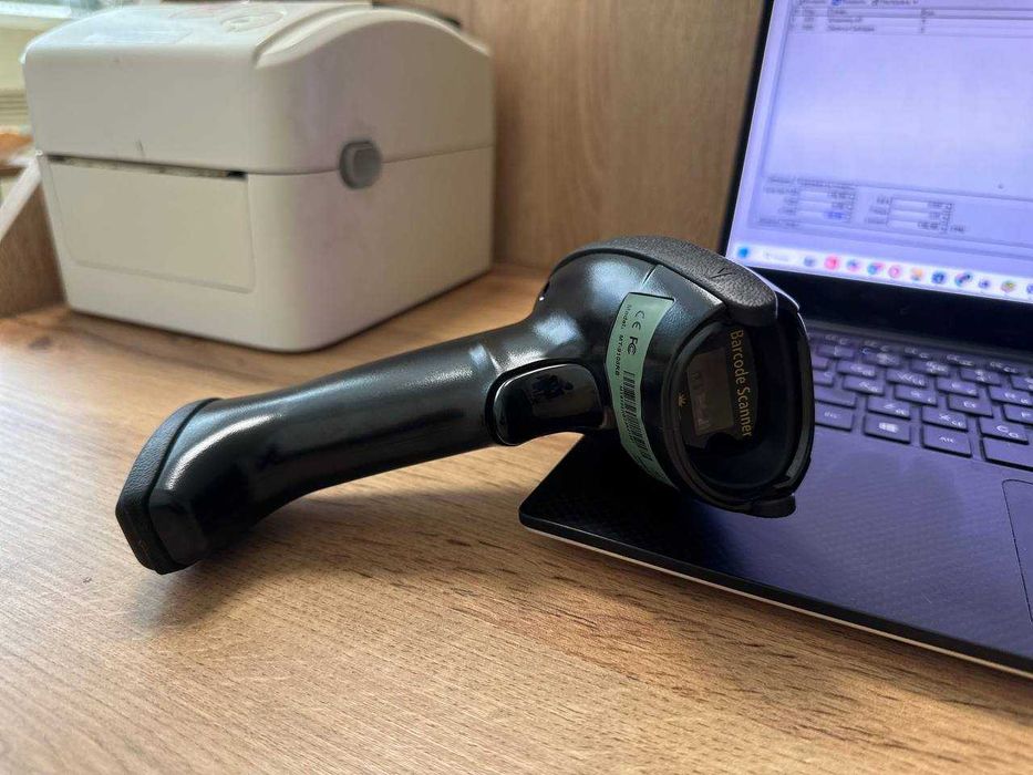 ‼️ Беспроводной сканер штрих-кода лазерный. Безпровыдний штрих-кодів.