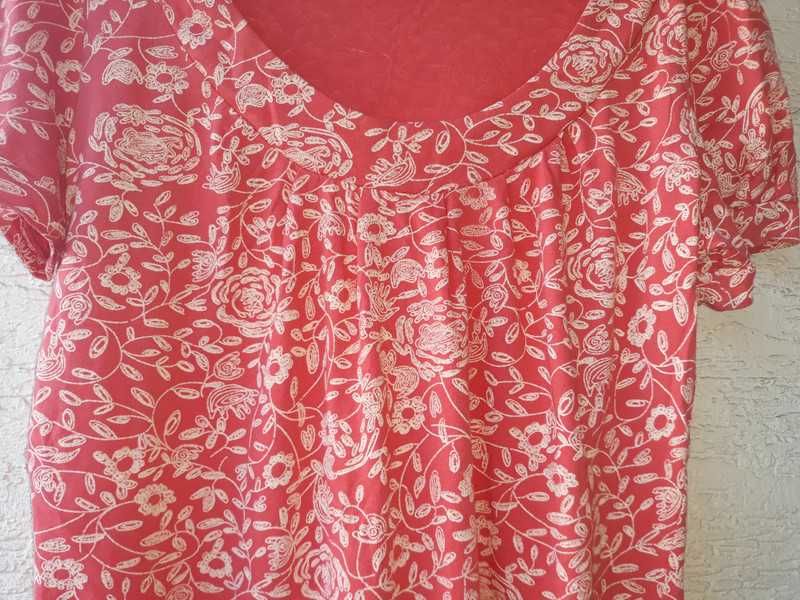 Bluzka Marks&Spencer 42 koralowa V