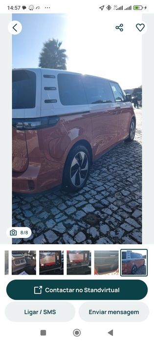 Aluguer vw ID buzz Pao de forma eletrica