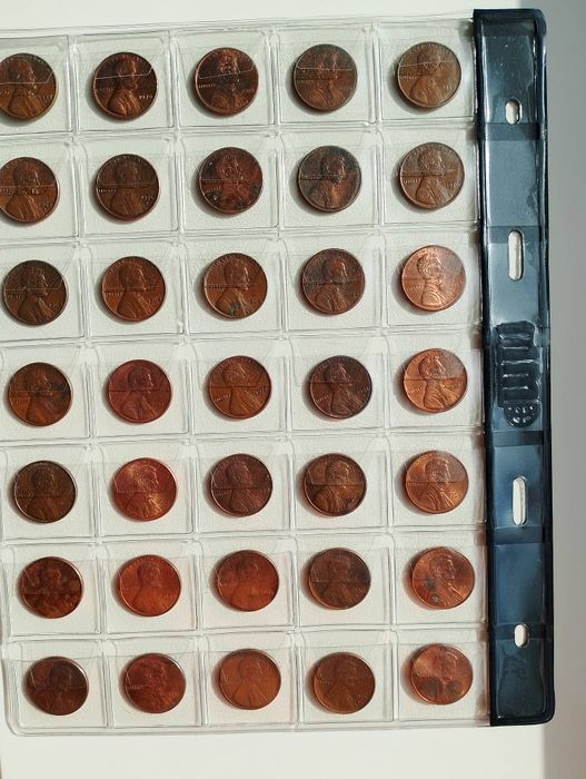 Klaser (tylko one centy) 35szt plus inne