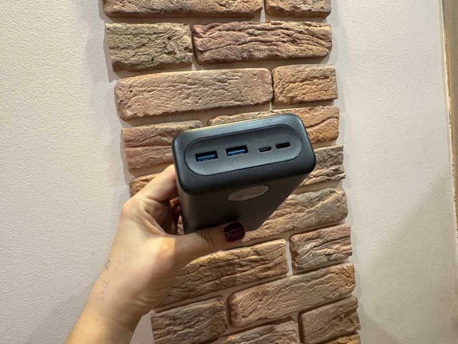 Павербанк Power Bank Rixus 40000 mAh 22.5W для ноутбука швидка зарядка