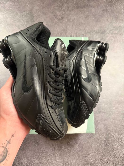 ‼️Кросівки Nike Shox R4 Triple Black