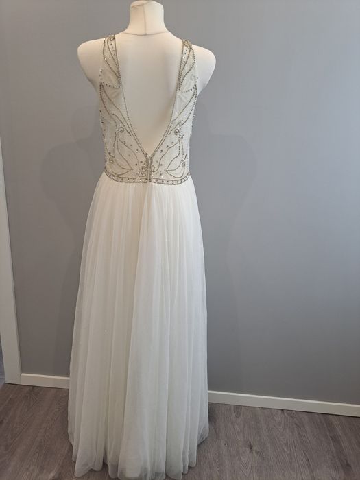 Suknia ślubna 40 42 z rozporkiem szyta na miarę