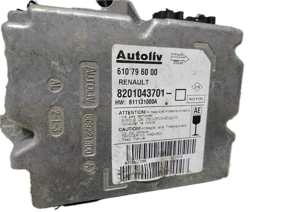 Centralina airbag RENAULT Clio III (BR0/1, CR0/1)