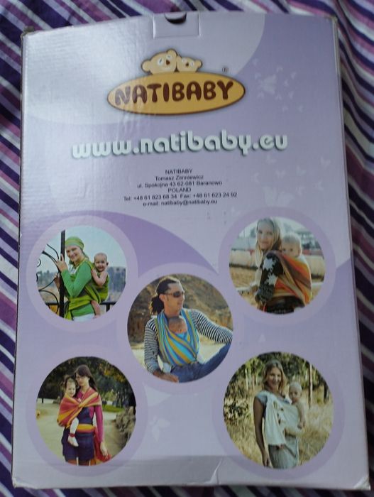 Chusta tkana skośno - krzyżowo natibaby pasiak
