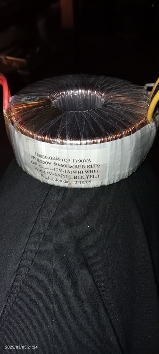 Transformator taraidalny