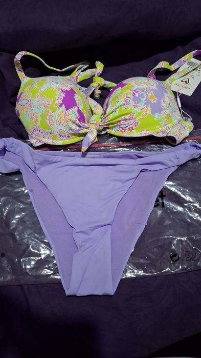 Bikini tons de roxo e verde tam 38 Eu 40 Es sweet secret novo 9