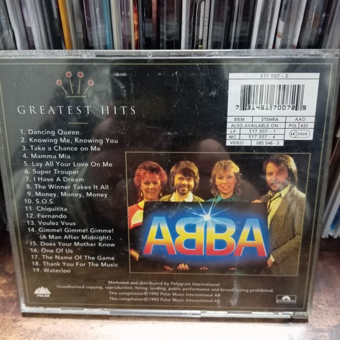 ABBA Golf, Greatest Hits, płyta CD, stan bdb, wyd NET, super cena
