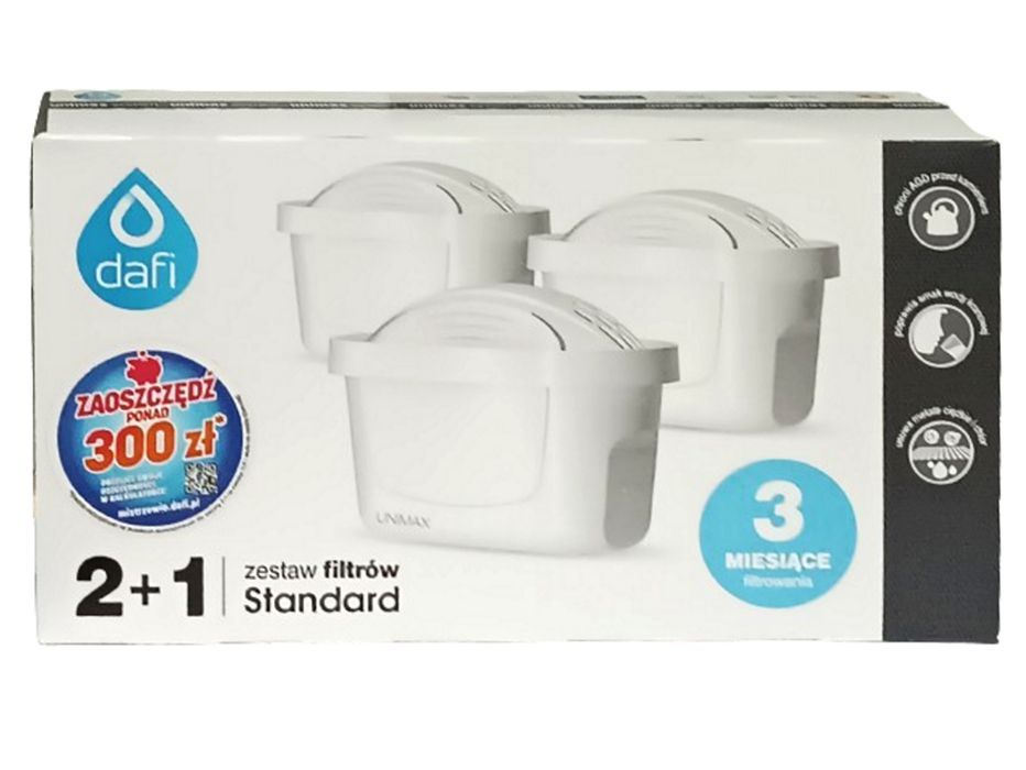 Wkład filtrujący Dafi UNIMAX 2+1