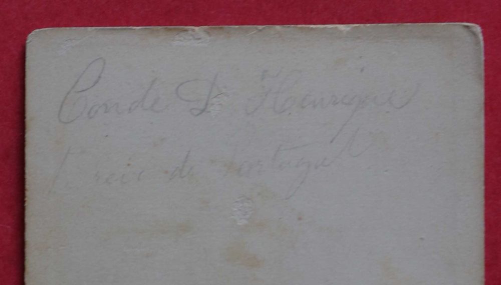 Conde D. Henrique ou D. Afonso Henriques - CDV de uma gravura