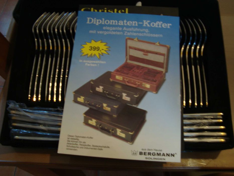 faqueiro novo  70 pecas alta qualidade vai e maquina de lavar