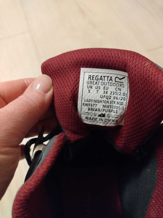 Buty wodoodporne Regatta rozmiar 38