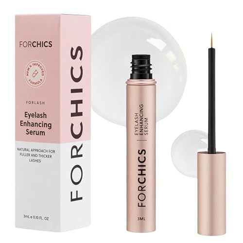 Сироватка для росту вій ForChics 3ml. Сироватка для зміцнення вій без простагландинів та гормонів.