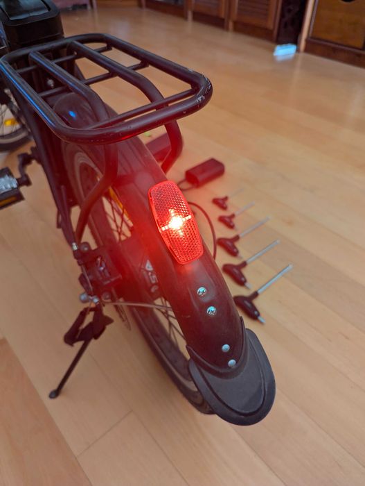 Bicicleta Elétrica Dobrável + Acessórios / Folding Electric Bicycle