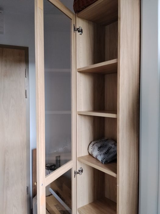 Zestaw Ikea regał Billy oraz drzwi OXBERG