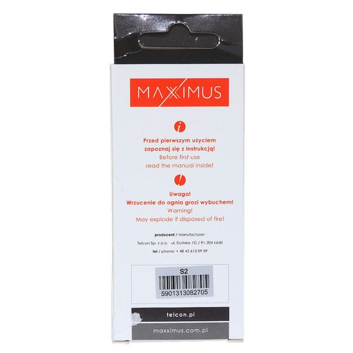 Bateria Maxximus do Samsunga i9100 S2 1600mAh