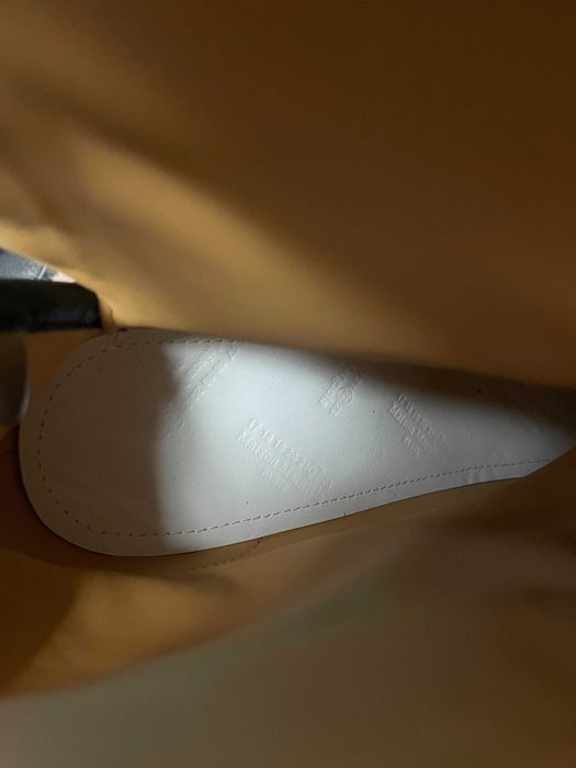 MM6 Maison Margiela buty skórzane botki z rozciętym palcem r.38