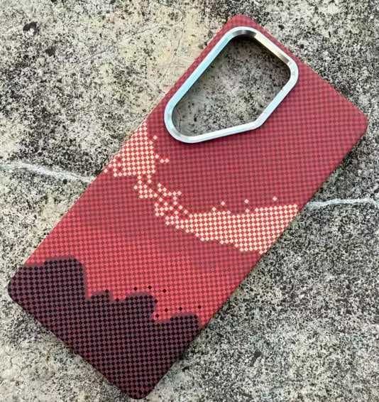 Чохол для Samsung Galaxy S25 Ultra карбоновий