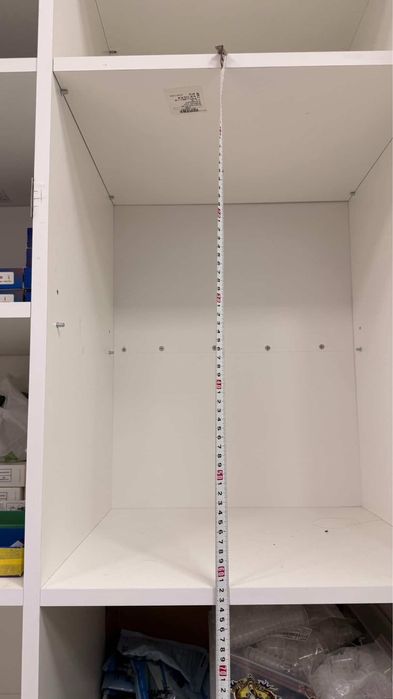 Шафа лофт стильна біла шафа