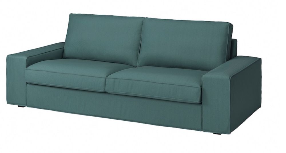 Sofa 3-osobowa IKEA KIVIK - sztruks zielony