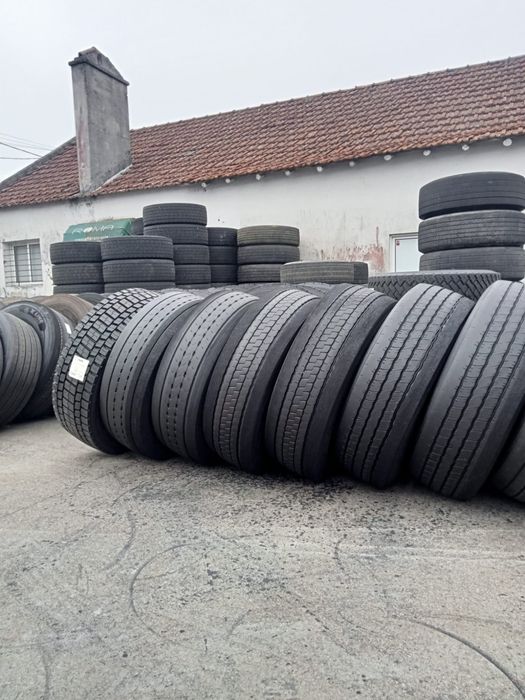 385/55R 22.5 pneus usados, recauchutados e novos