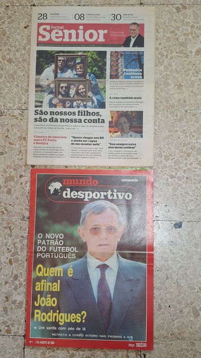 Jornais e Revistas antigas 1976 a 2013