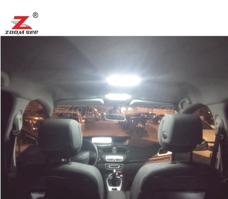 KIT COMPLETO DE 20 LÂMPADAS LED INTERIOR 09-16 RENAULT GRAND MODUS III 3 MK3