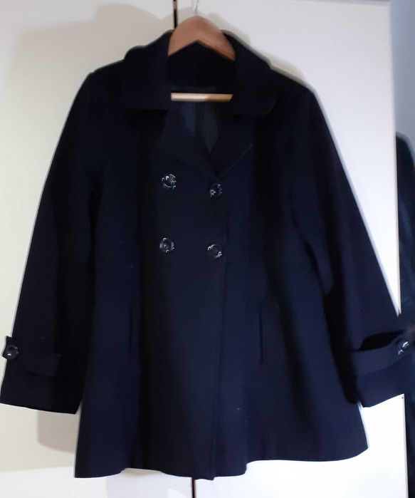 Casaco preto de lã - Senhora