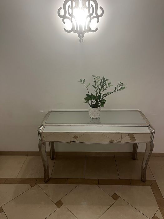 Konsola lustrzana glamour duza