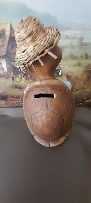 Stara skarbonka żółwik