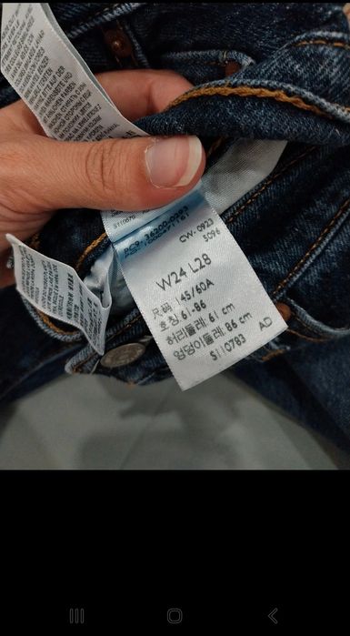 Levis 501 de mulher corte direito