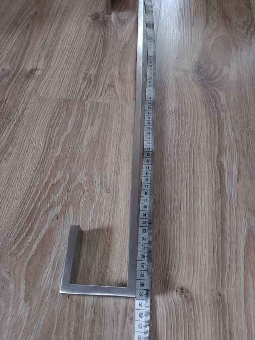 Wieszak na ręczniki 60 cm srebrny