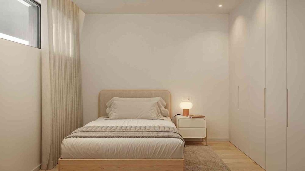 T2 condomínio com ginásio e Padel