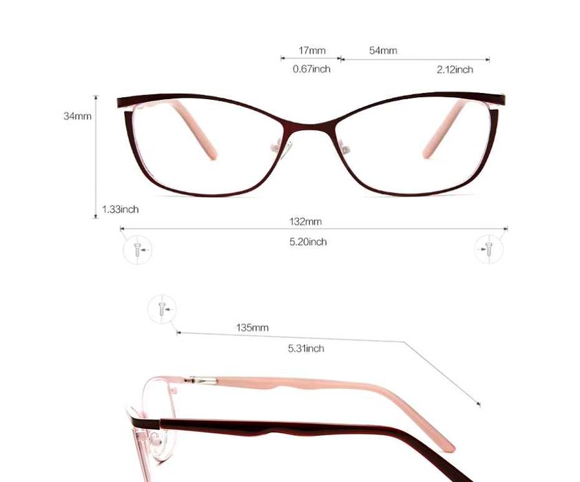 Oprawki do okularów korekcyjnych, czarno-białe