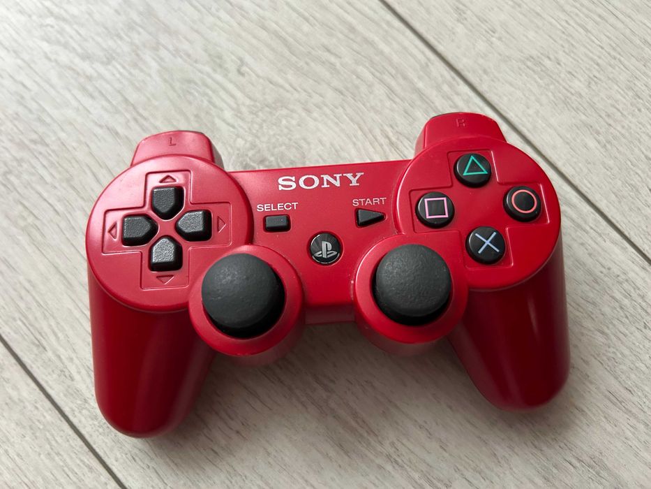 Oryginalny Joystick Kontroler Pad Sony DualShock 3 PS3 500mA Toshiba PS3 Czerwony Red