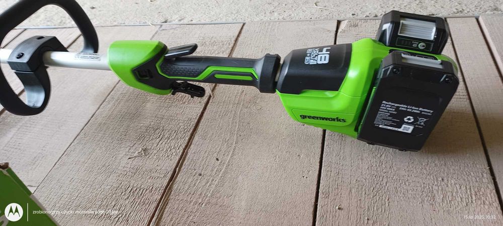 Sprzedam podkaszarkę G24X2LT Greenworks 48v,2x Aku,ładowarka