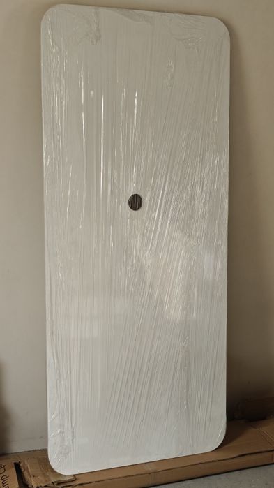 Blat, biurka, stołu biały mdf laminowany