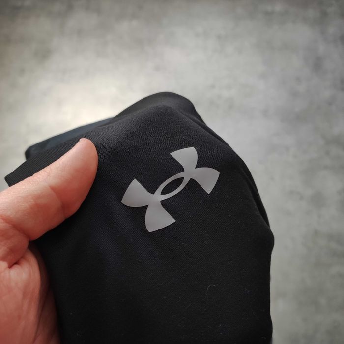 MĘSKA Bluza Treningowa Siłownia GYM Suwak Under Armour Active Czarna